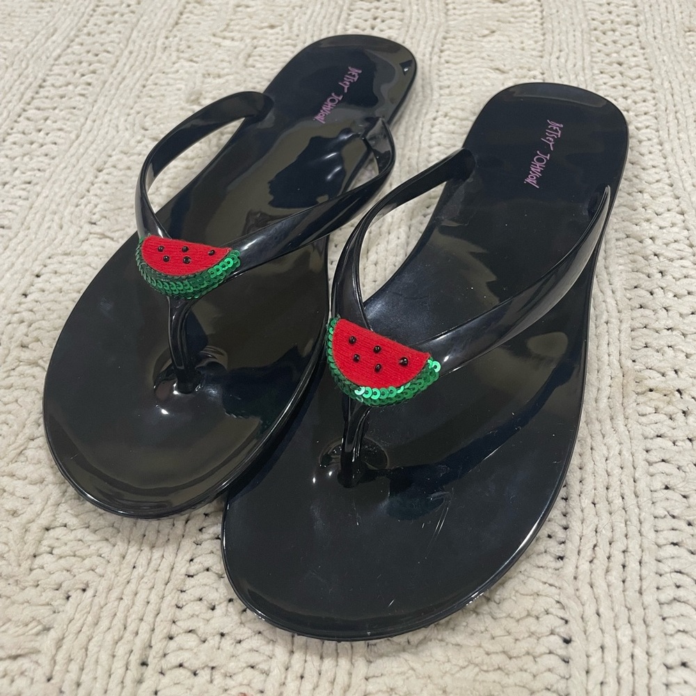 Betsey Johnson Zest Watermelon Jelly Sandals